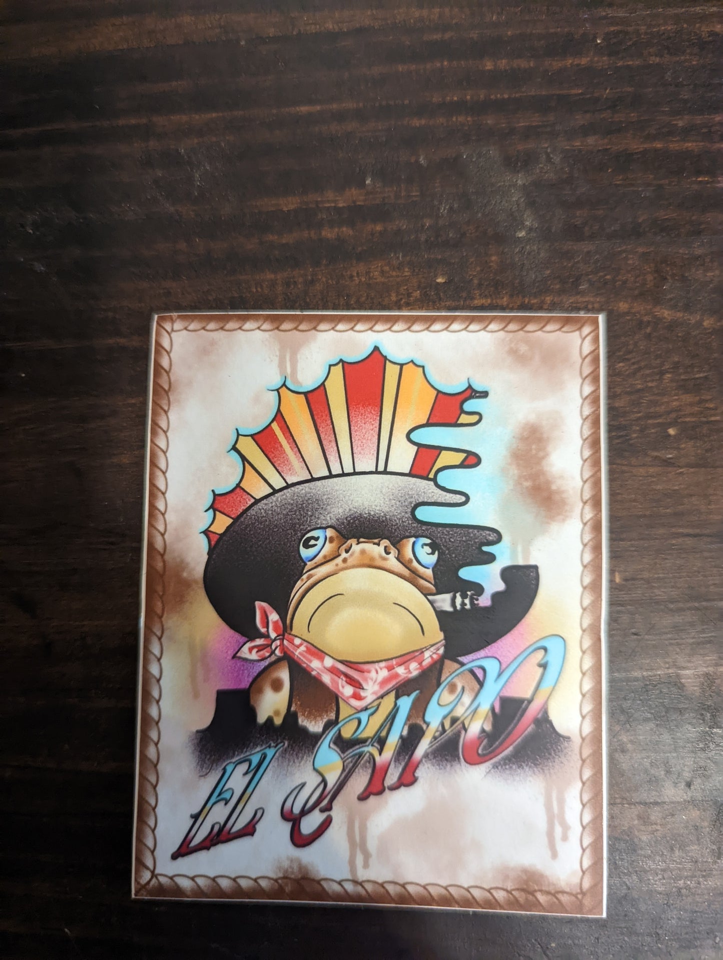 US STORE ONLY! El Sapo Sticker