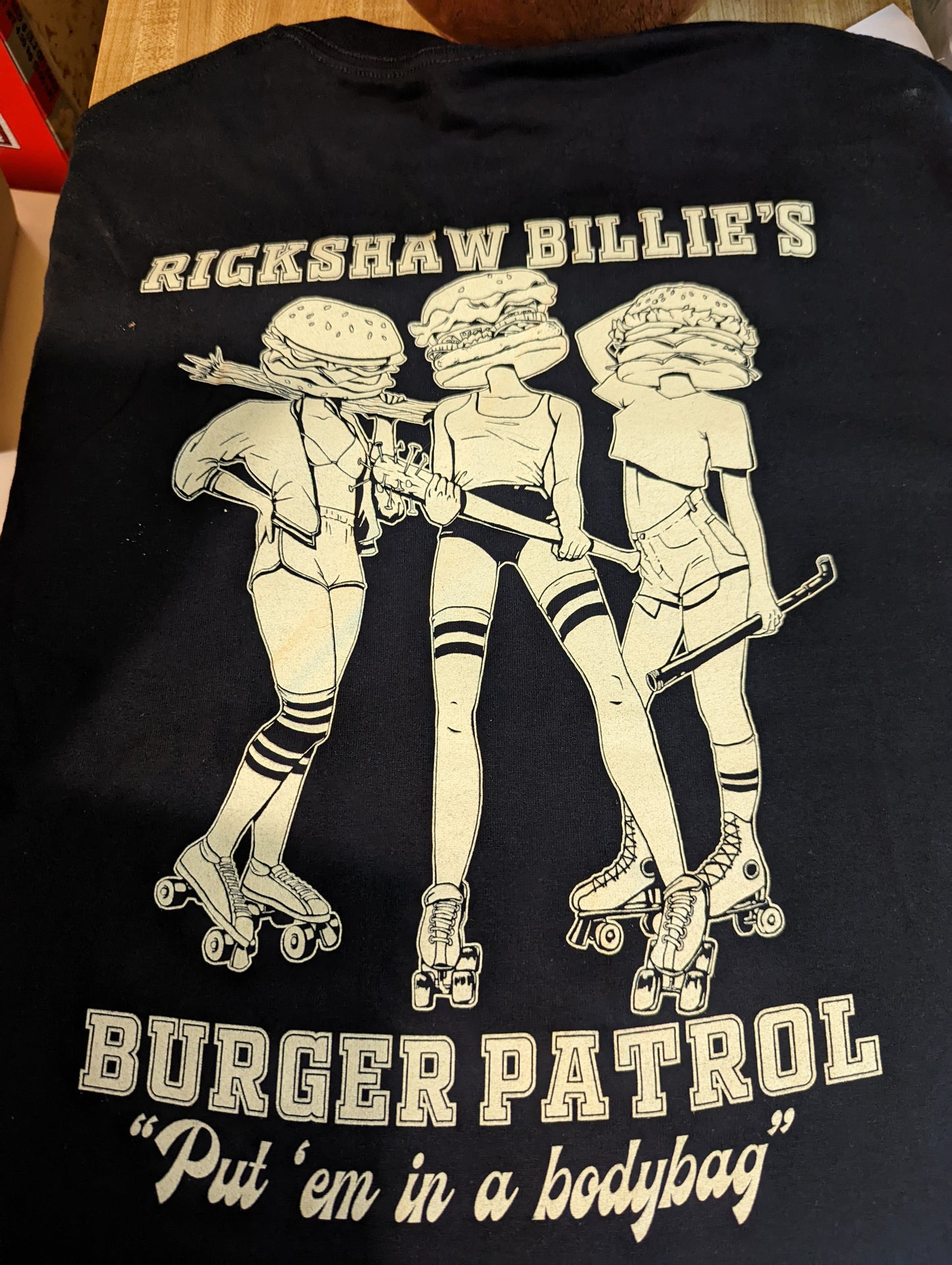 US ONLY! Roller Girls Pocket Tee