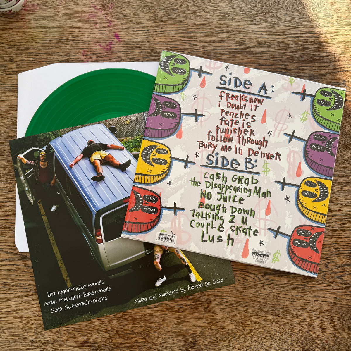 US & EU STORES! Ca$h Grab Vinyl "Cash Green" LP