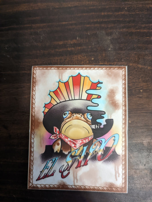 US STORE ONLY! El Sapo Sticker