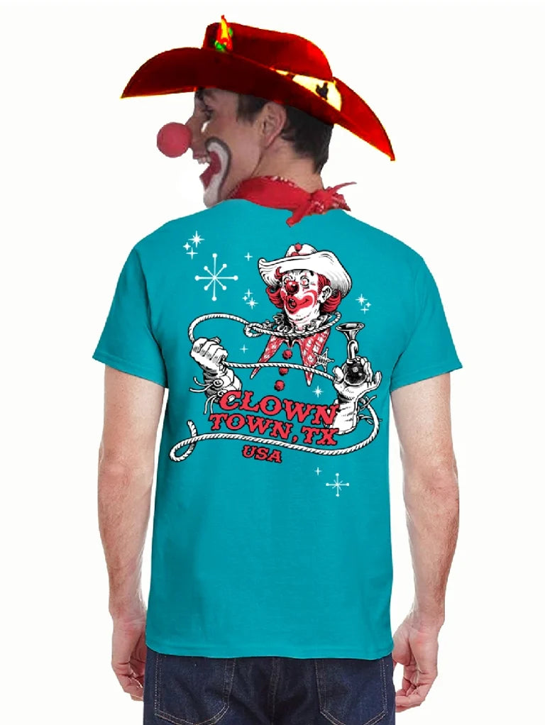 US STORE ONLY! Clowntown Shirt (Teal)