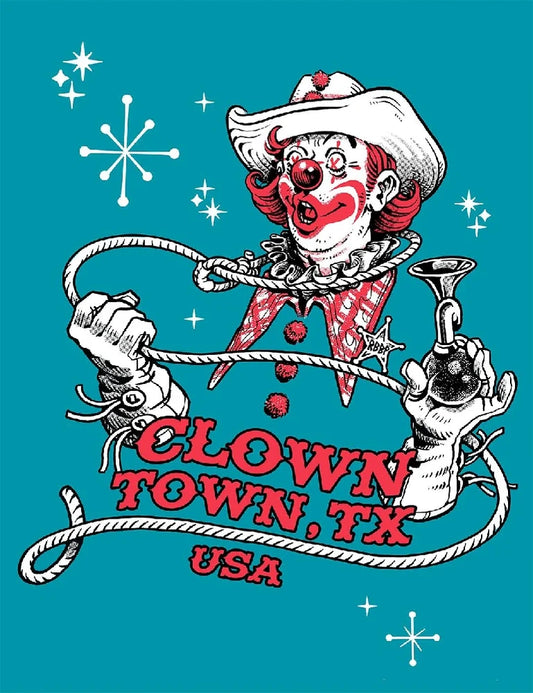 US STORE ONLY! Clowntown Shirt (Teal)